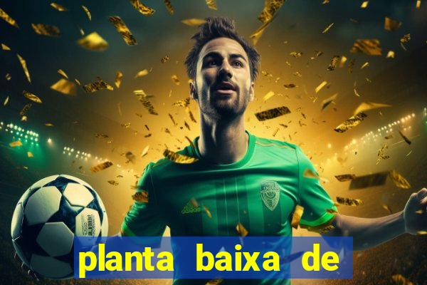 planta baixa de campo de futebol society